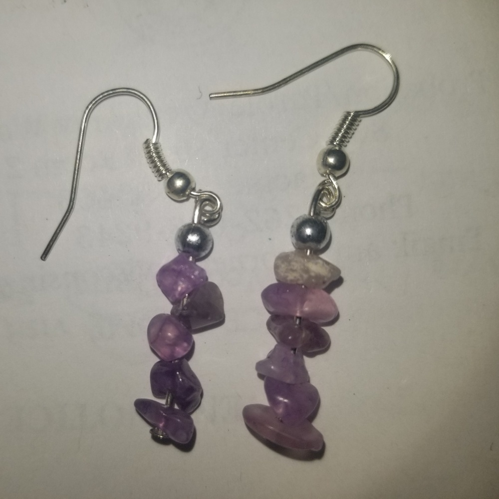 Purple Quartz earrings
